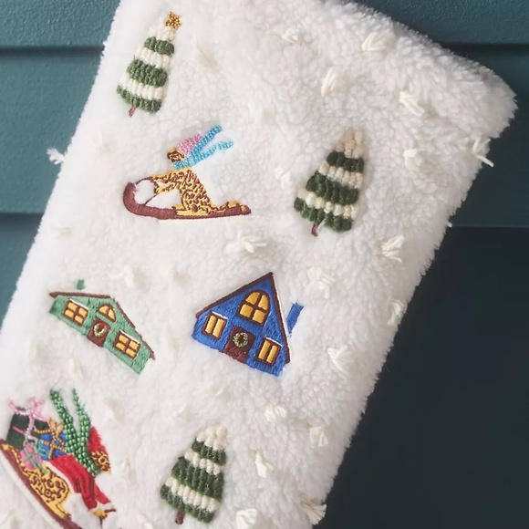 The best picks from Anthropologie Anthropologie Whitney Embroidered Beaded Christmas Holiday Chalet Stocking New